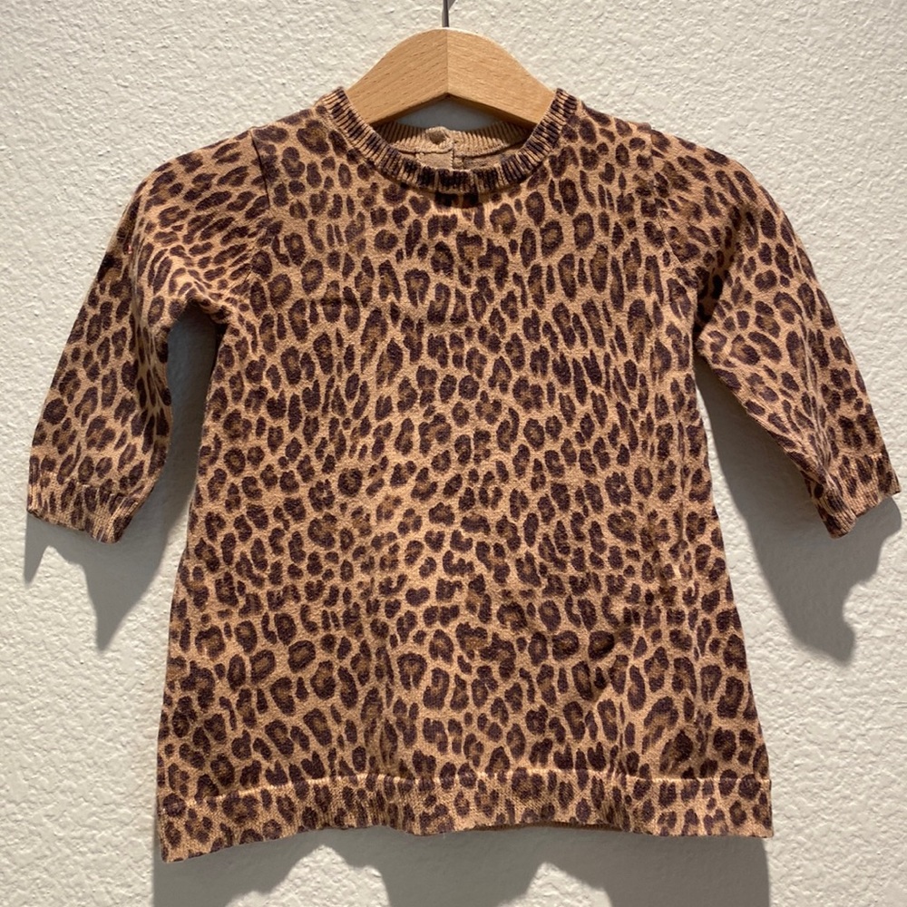 Baby Gap- Cheetah Print Dress (6-12m) EUC